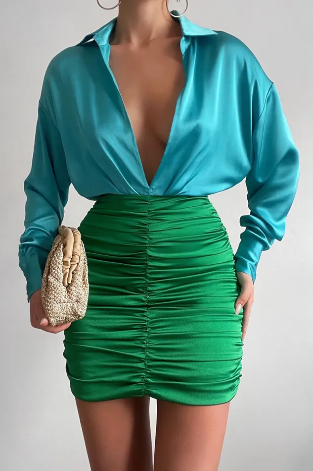 Runaway The Label Mini Shop Milton Dress 8211 AquaEmerald