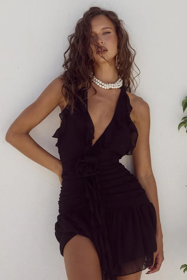 Runaway The Label Mini Shop ZELIE MINI DRESS 8211 BLACK