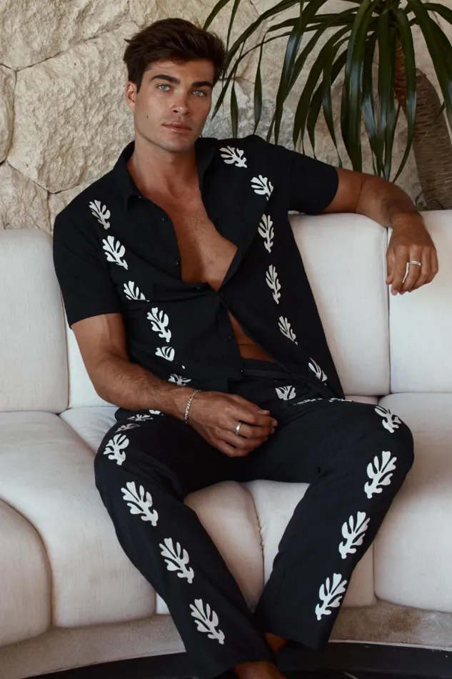 Runaway The Label Sets Menswear BRIXTON SHIRT 8211 BLACK