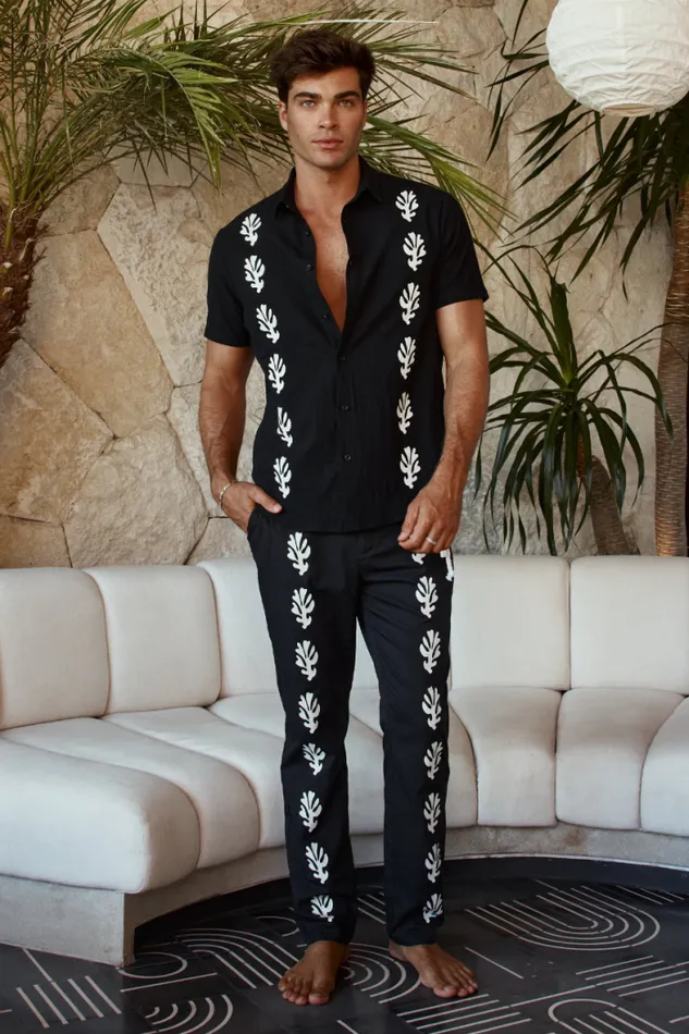 Runaway The Label Sets Menswear BRIXTON SHIRT 8211 BLACK
