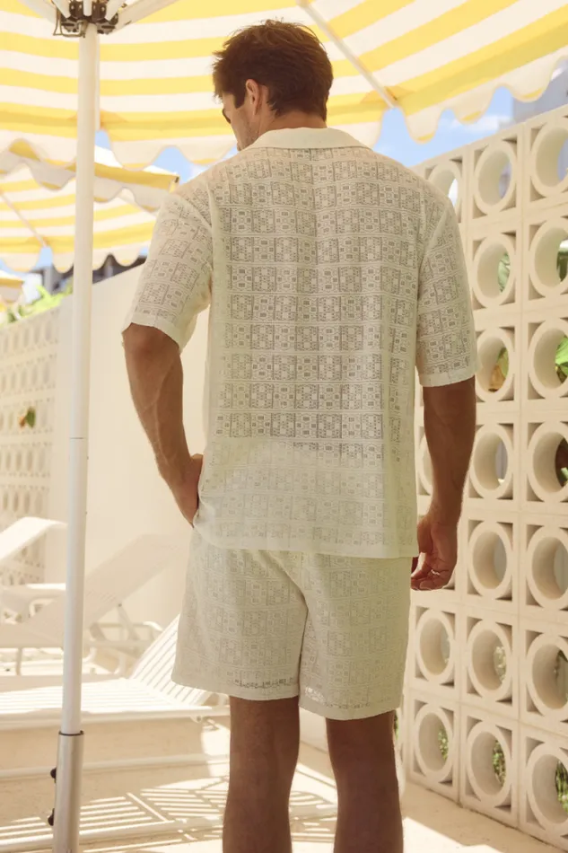 Runaway The Label Sets Menswear MATILO SHIRT 8211 CREAM