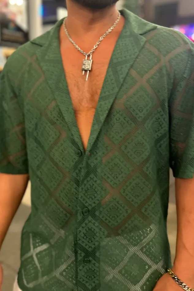 Runaway The Label Sets Menswear TULUM SHIRT 8211 OLIVE