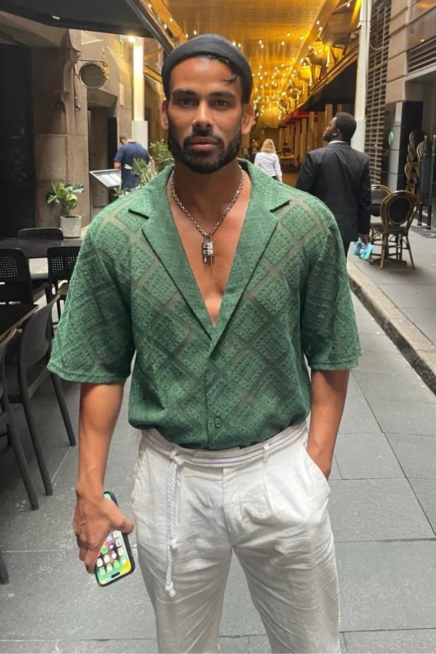 Runaway The Label Sets Menswear TULUM SHIRT 8211 OLIVE