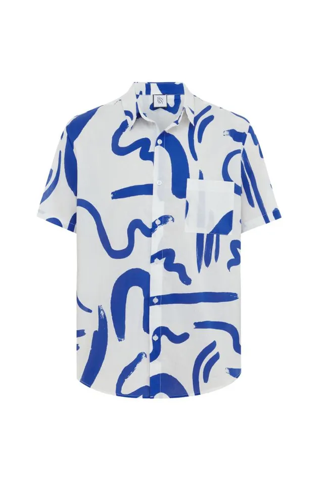 Runaway The Label Sets Menswear YORK SHIRT 8211 WHITEBLUE