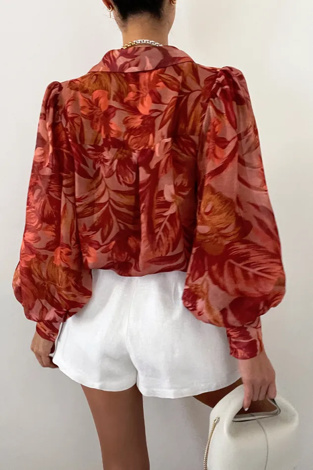 Runaway The Label Shirts and Blouses Shop Fleetwood Blouse 8211 Tropics Runaway The Label Shirts and Blouses Shop Fleetwood Blouse 8211 Tropics