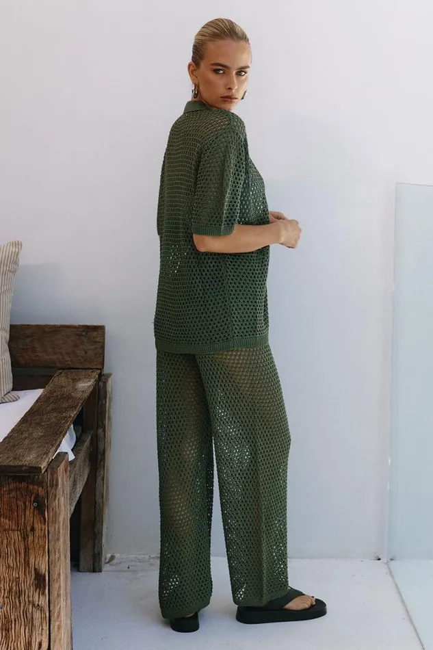 Runaway The Label Shirts and Blouses Shop SMITH TOP 8211 OLIVE