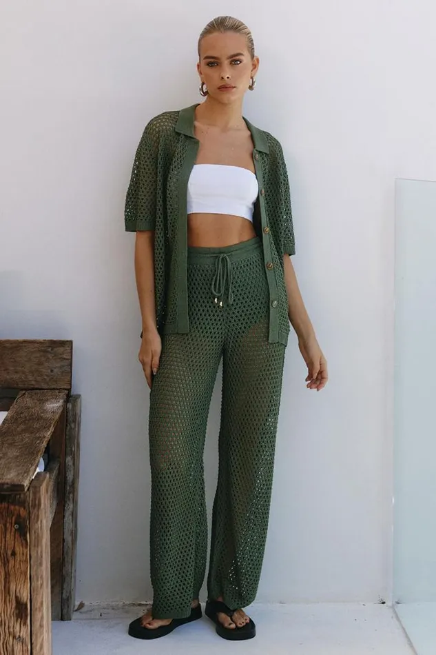 Runaway The Label Shirts and Blouses Shop SMITH TOP 8211 OLIVE