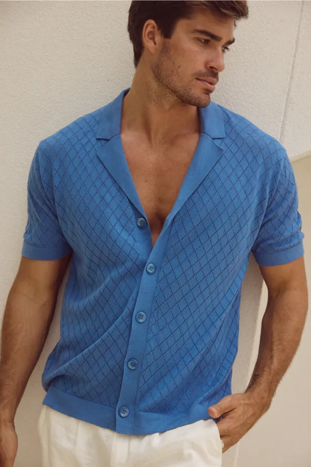 Runaway The Label Shirts Menswear BILLIE SHIRT 8211 BLUE