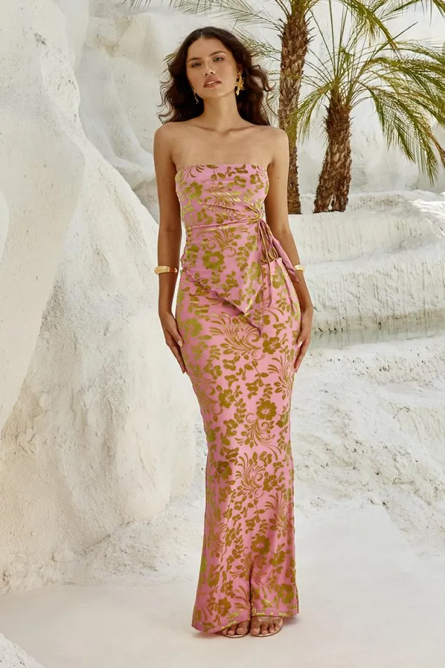 Runaway The Label Skirts Shop PAMALO MAXI SKIRT 8211 PINK