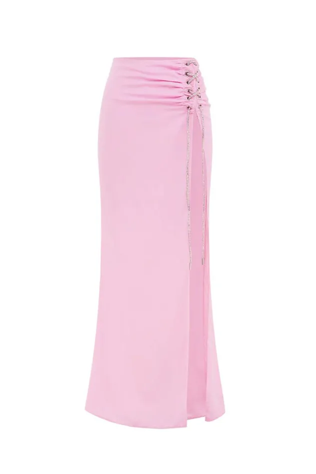 Runaway The Label Skirts Shop THE DRAPED SKIRT 8211 PINK Runaway The Label Skirts Shop THE DRAPED SKIRT 8211 PINK