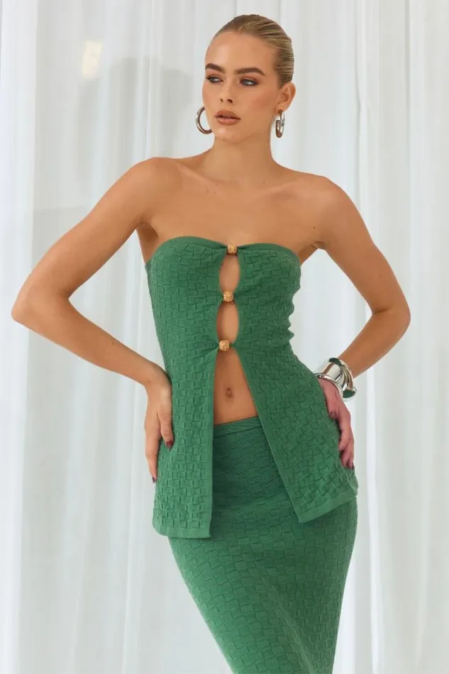 Runaway The Label Summer Sets Shop TAYA TOP 8211 KHAKI
