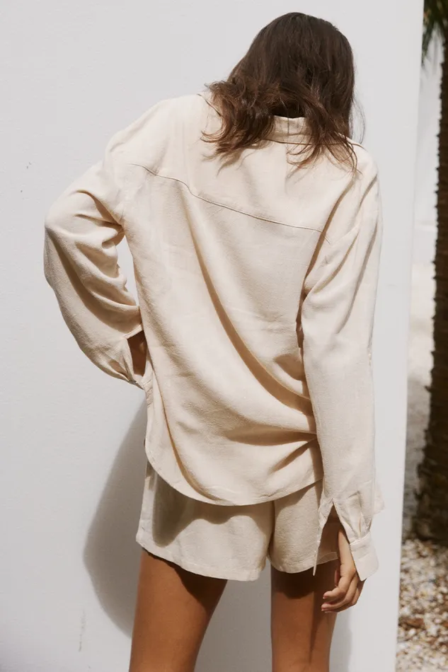 Runaway The Label Winter Sets Shop KIANA SHIRT 8211 SAND