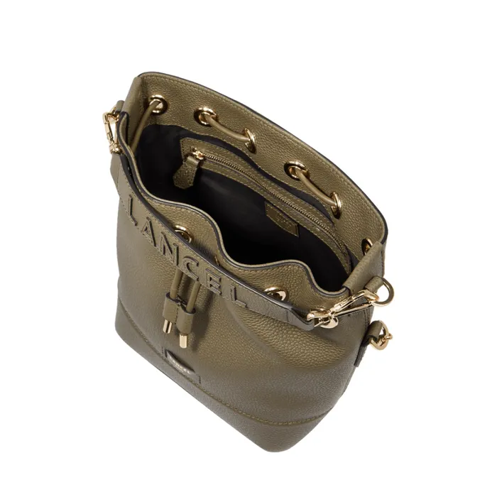 S Bucket Bag Dark Khaki Women Lancel Bucket Bags
