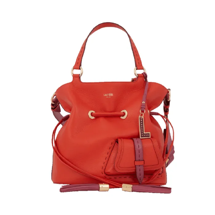 S Bucket Bag Multico Pumpkin Women Lancel Bucket Bags