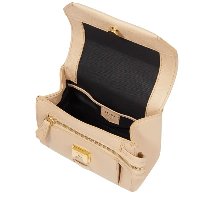 S Flap Bag Cappuccinogold Women Lancel Shoulder Bags S Flap Bag Cappuccinogold Women Lancel Shoulder Bags