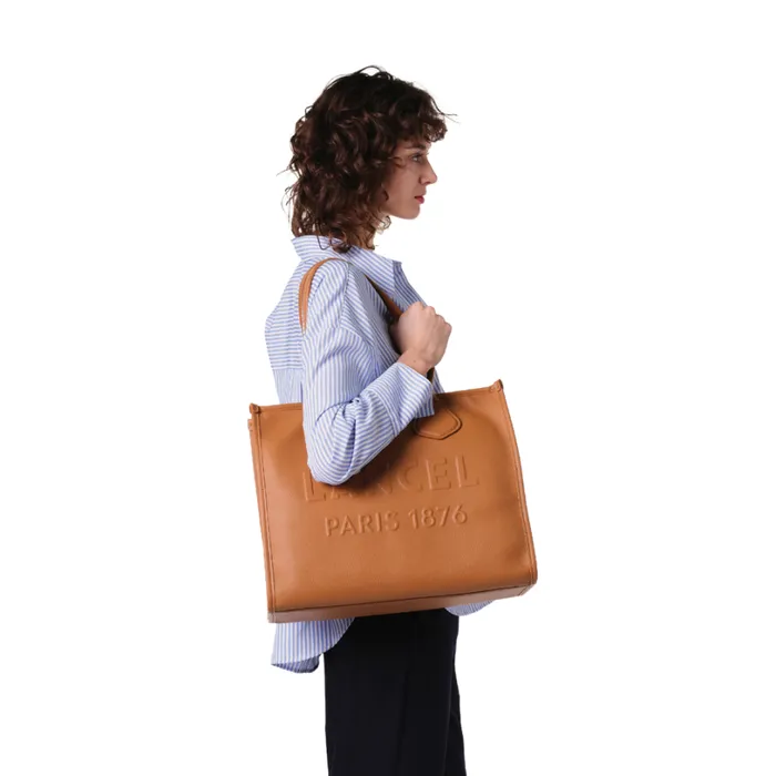 S Zip Tote Camel Women Lancel Tote Bags S Zip Tote Camel Women Lancel Tote Bags