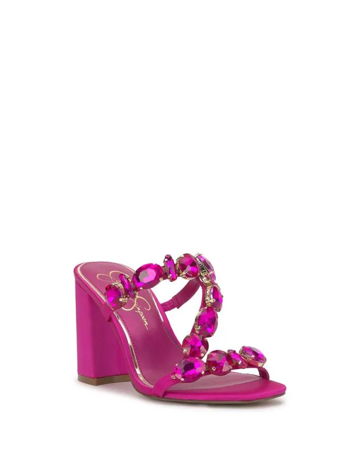 Sandals Shoes Jessica Simpson Amilir Block Heel In Brightest Pink