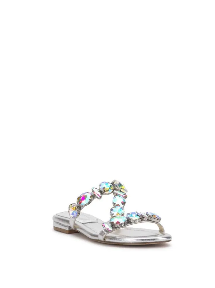 Sandals Shoes Jessica Simpson Avimma Flat Sandal In Silver