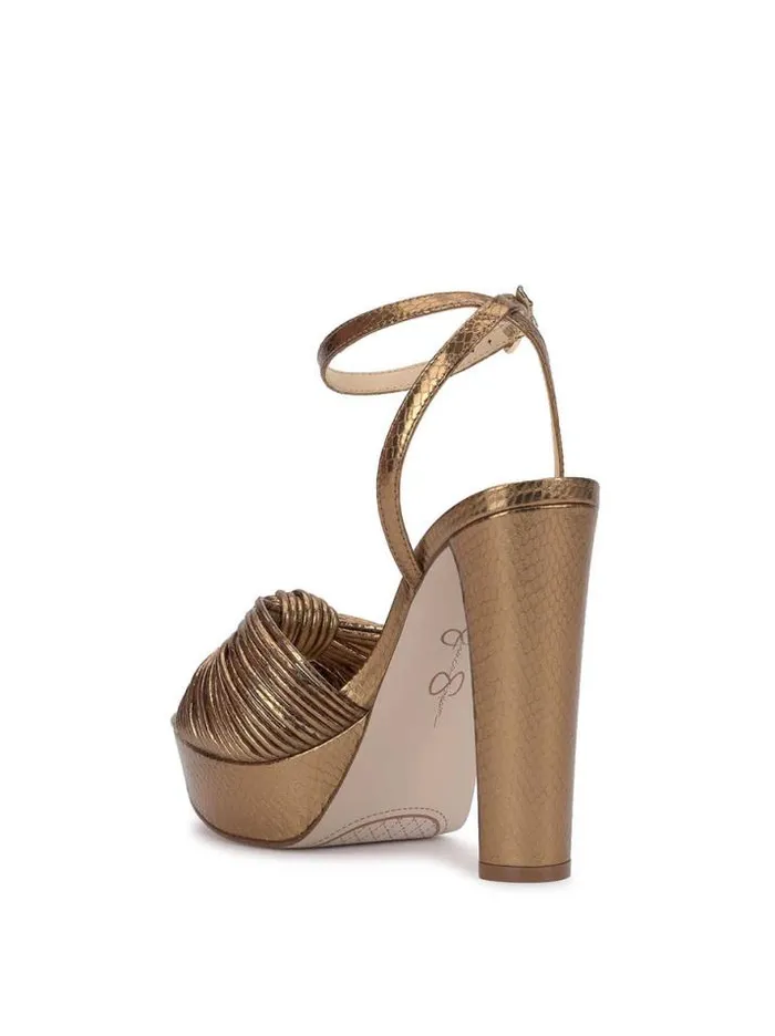 Sandals Shoes Jessica Simpson Immie Platform Sandal In Bronze Snake