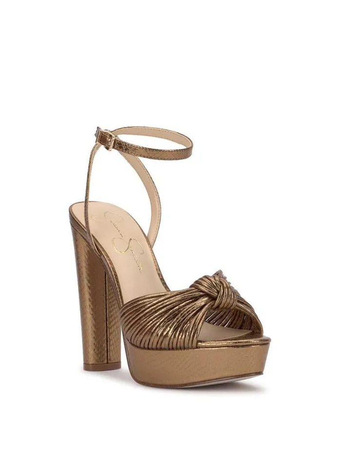 Sandals Shoes Jessica Simpson Immie Platform Sandal In Bronze Snake