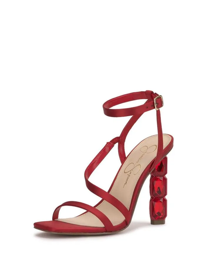 Sandals Shoes Jessica Simpson Jety High Heel In Red Muse
