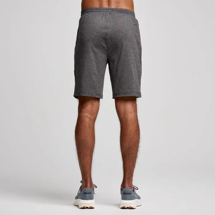 Saucony Bottoms Men Triumph 8034 Short Carbon Heather