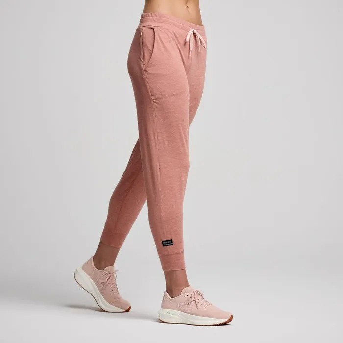 Saucony Bottoms Women Triumph Pant Lotus Heather