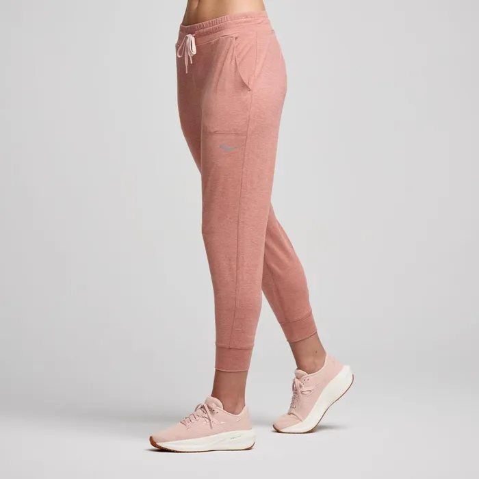 Saucony Bottoms Women Triumph Pant Lotus Heather