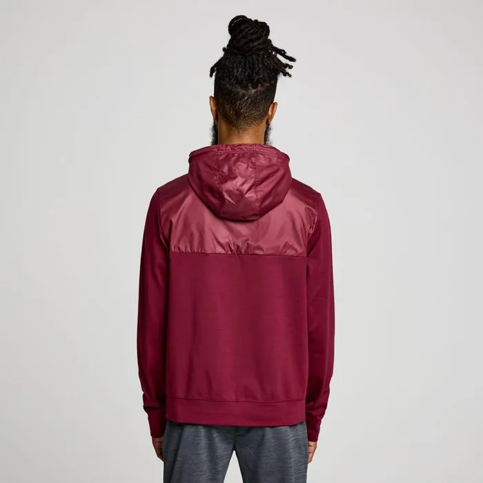 Saucony Jackets Men Solstice Zip Hoody Sundown Heather