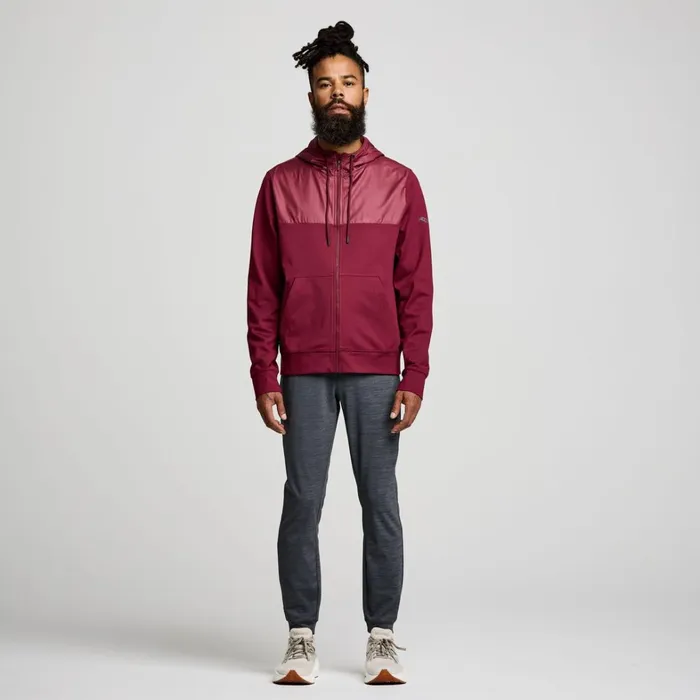 Saucony Jackets Men Solstice Zip Hoody Sundown Heather