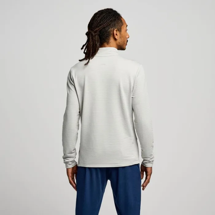 Saucony Jackets Men Triumph 3d 12 Zip Grey Heather