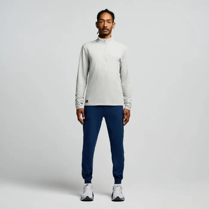 Saucony Jackets Men Triumph 3d 12 Zip Grey Heather