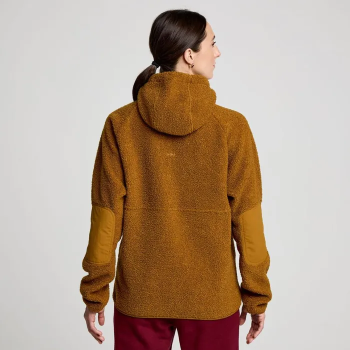 Saucony Jackets MenWomen Recovery Sherpa Pullover Bronze