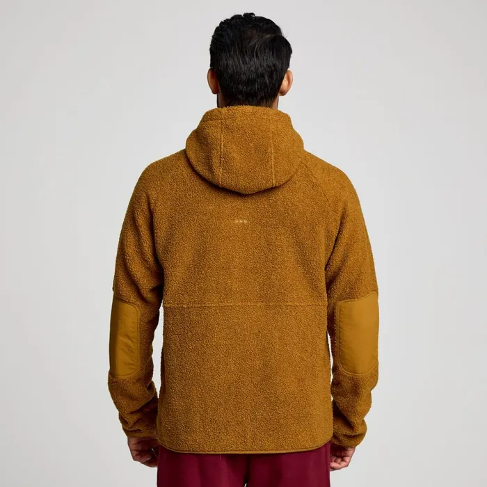 Saucony Jackets MenWomen Recovery Sherpa Pullover Bronze