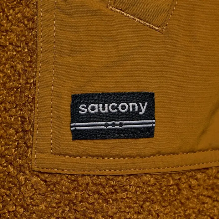 Saucony Jackets MenWomen Recovery Sherpa Pullover Bronze