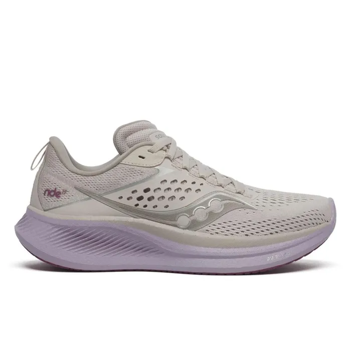 Saucony Running Women Ride 17 Wide Moonviola