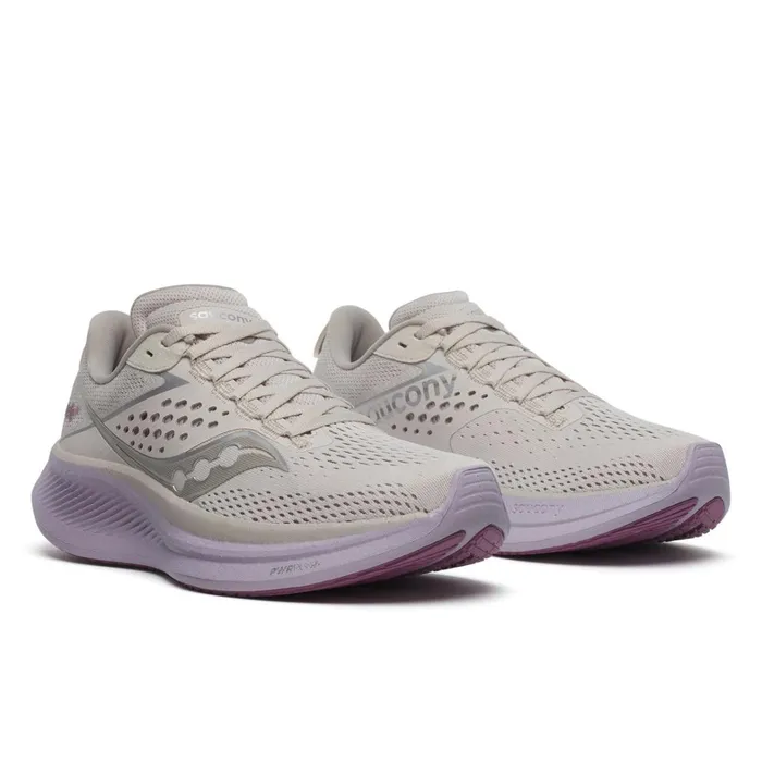 Saucony Running Women Ride 17 Wide Moonviola