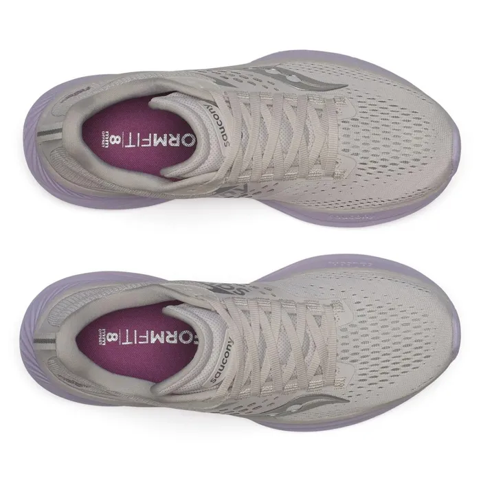 Saucony Running Women Ride 17 Wide Moonviola