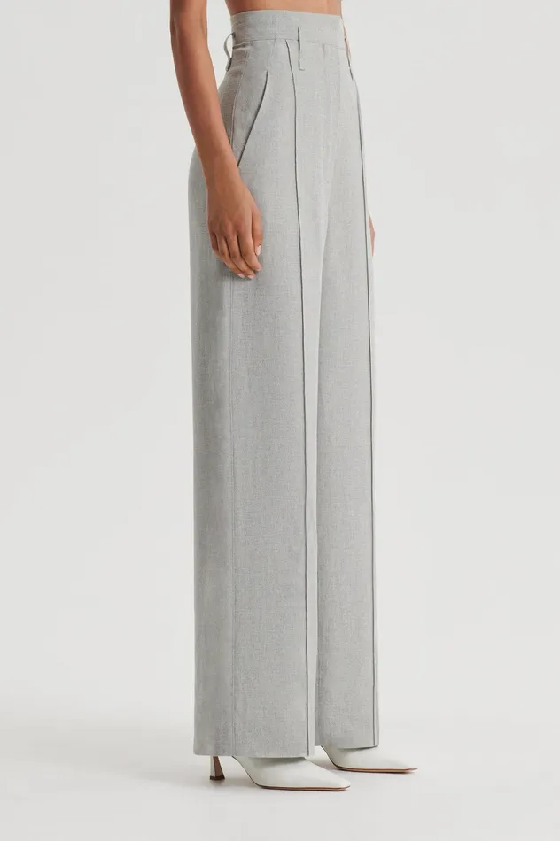 Scanlan Theodore DRAPED TAILORED TROUSER PALEGREY Women Trousers Scanlan Theodore DRAPED TAILORED TROUSER PALEGREY Women Trousers
