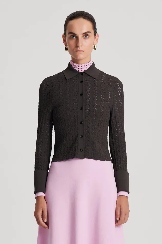 Scanlan Theodore PLEAT LACE LS SHIRT JUNGLE Women Tops