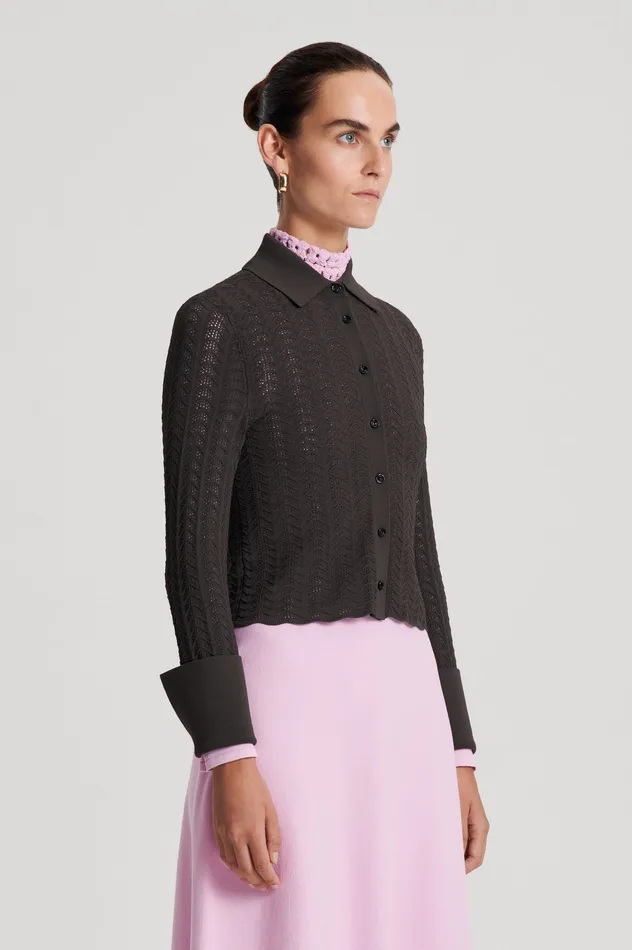 Scanlan Theodore PLEAT LACE LS SHIRT JUNGLE Women Tops