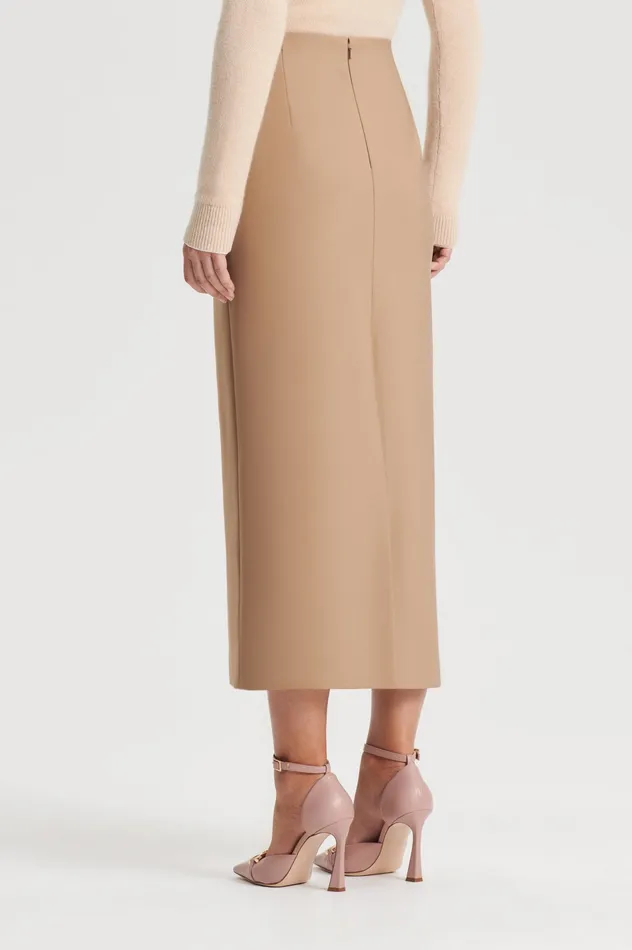 Scanlan Theodore Skirts Women MILANO PENCIL SKIRT CAMEL