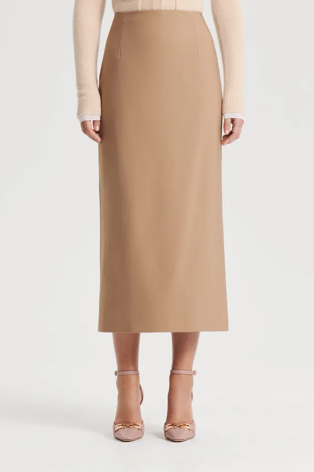 Scanlan Theodore Skirts Women MILANO PENCIL SKIRT CAMEL