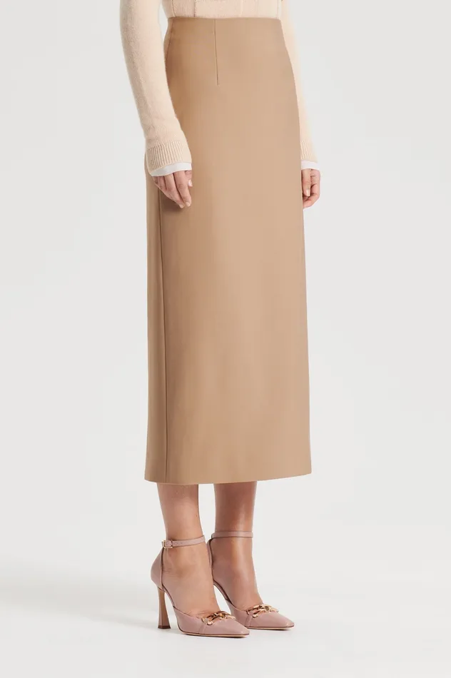 Scanlan Theodore Skirts Women MILANO PENCIL SKIRT CAMEL