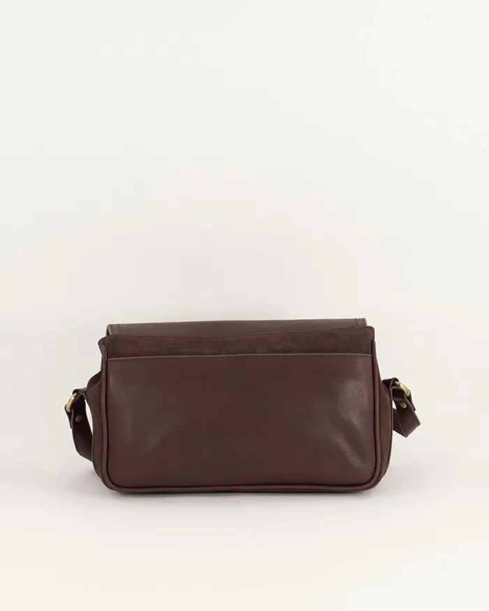Sessn Womens Bags Tano leather Dark choco Near Me