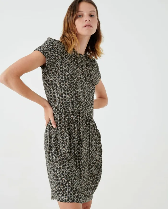 Sessn Womens Dresses Wax koko Coffee Blue Orozco