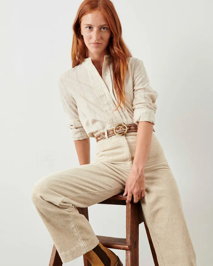 Sessn Womens Shirts And Blouses Laurenly Silversand On Sale
