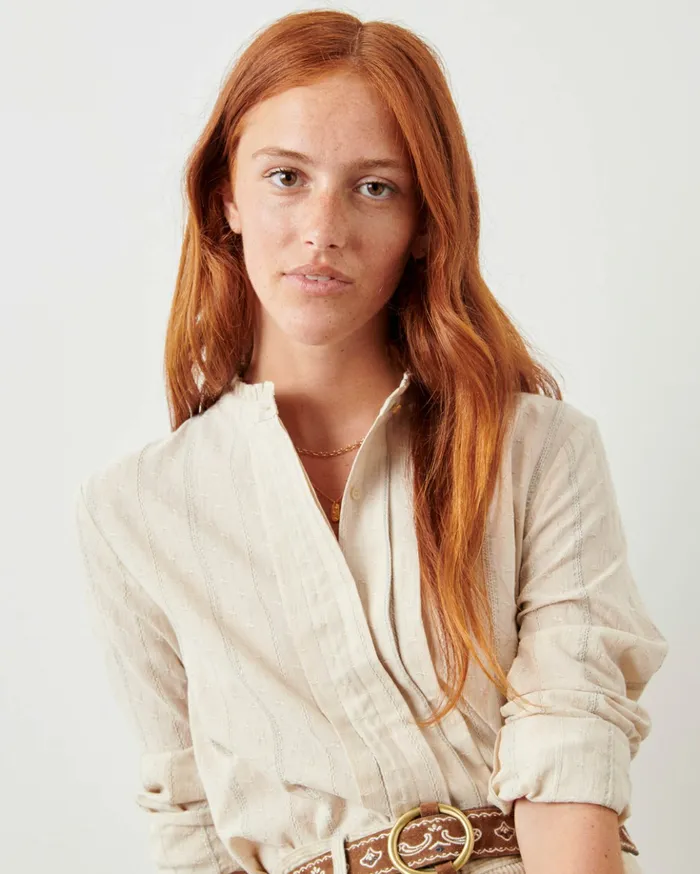 Sessn Womens Shirts And Blouses Laurenly Silversand On Sale