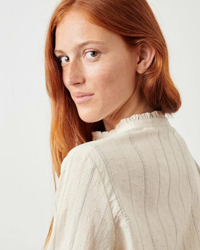 Sessn Womens Shirts And Blouses Laurenly Silversand On Sale