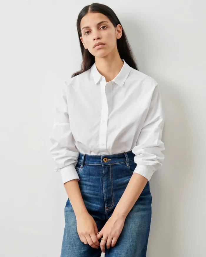 Sessn Womens Shirts And Blouses Maemi o Optical White Gift for Friend